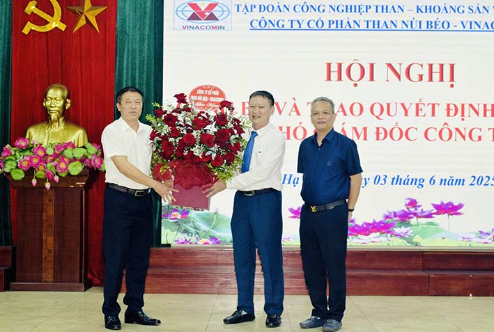 Than Núi Béo bổ nhiệm Phó Giám đốc mới Than Núi Béo bổ nhiệm Phó Giám đốc mới